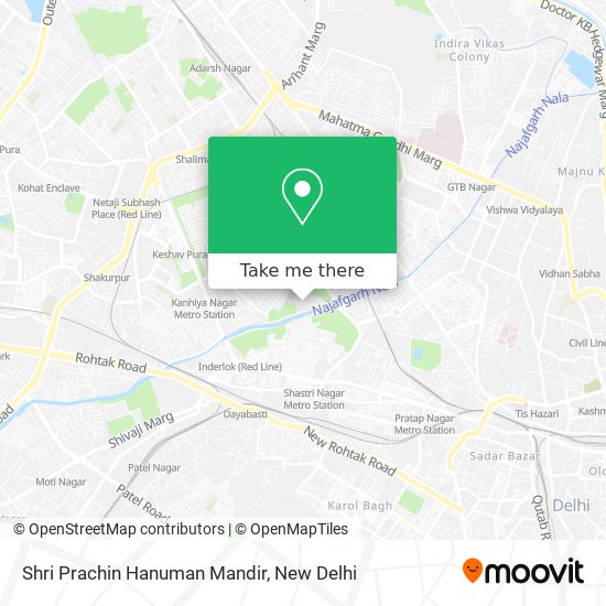 Shri Prachin Hanuman Mandir map