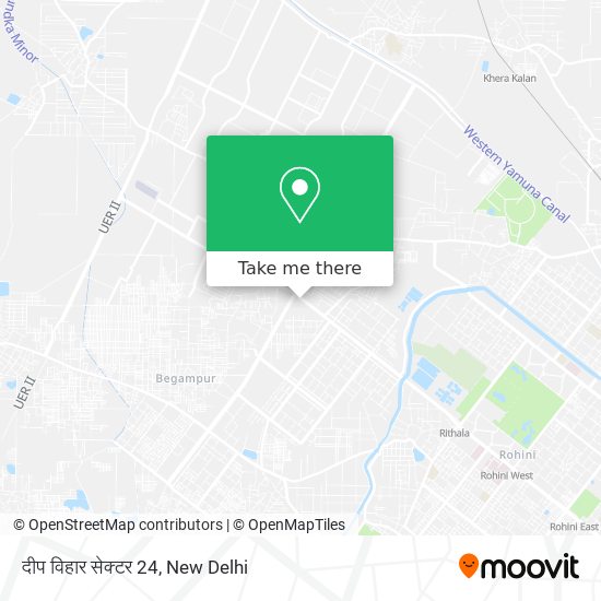 दीप विहार सेक्टर 24 map