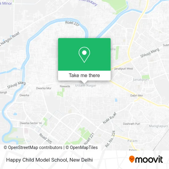 Happy Child Model School map