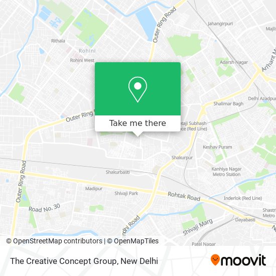 The Creative Concept Group map