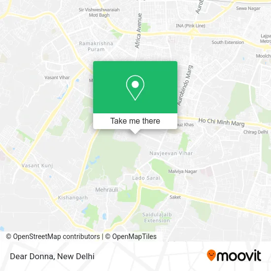 Dear Donna map