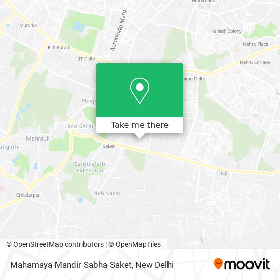 Mahamaya Mandir Sabha-Saket map