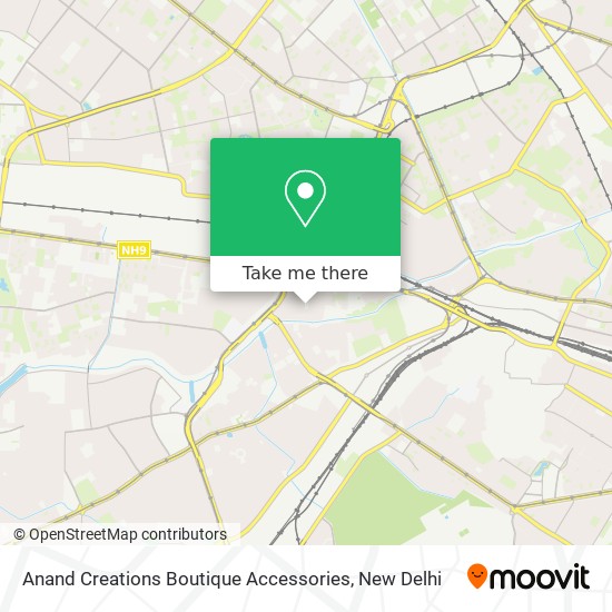 Anand Creations Boutique Accessories map