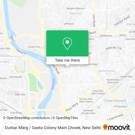 Durbar Marg / Geeta Colony Main Chowk map