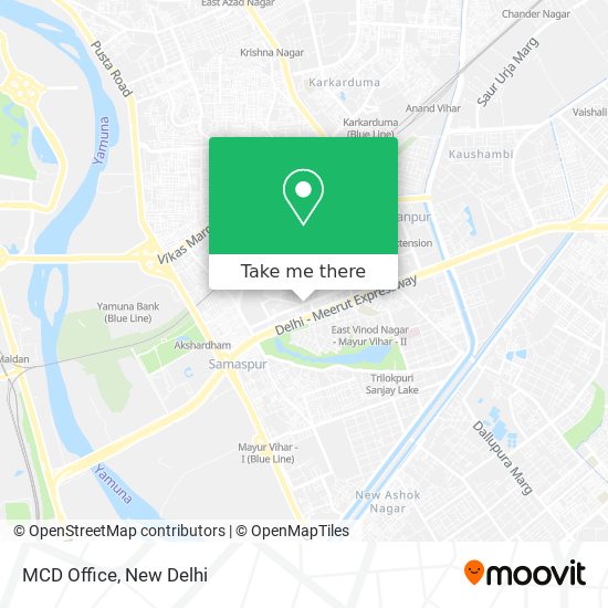 MCD Office map