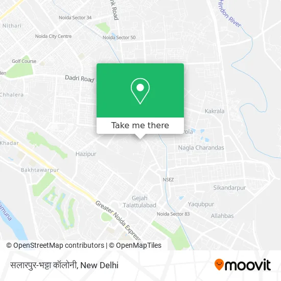 सलारपुर-भट्टा कॉलोनी map