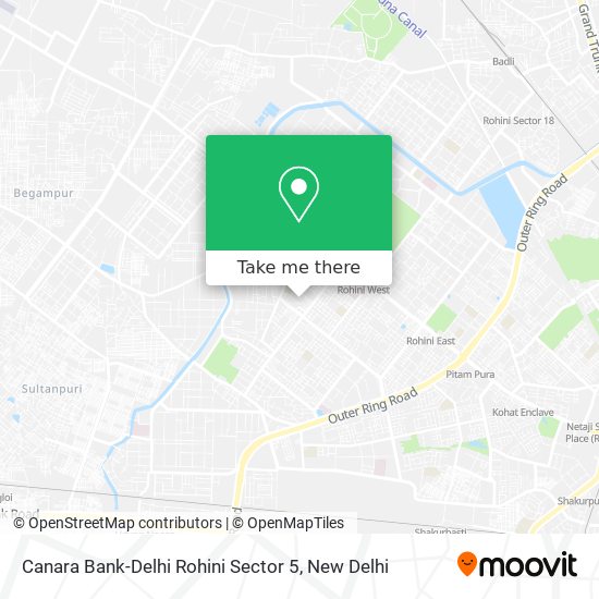 Canara Bank-Delhi Rohini Sector 5 map