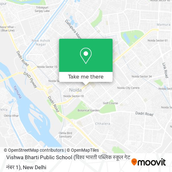 Vishwa Bharti Public School (विश्व भारती पब्लिक स्कूल गेट नंबर 1) map