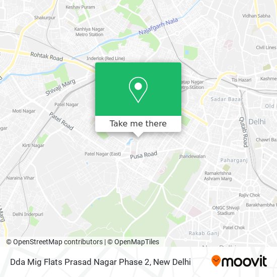 Dda Mig Flats Prasad Nagar Phase 2 map