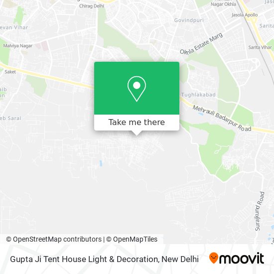 Gupta Ji Tent House Light & Decoration map