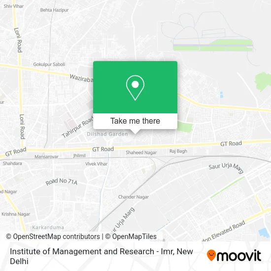 Institute of Management and Research - Imr map