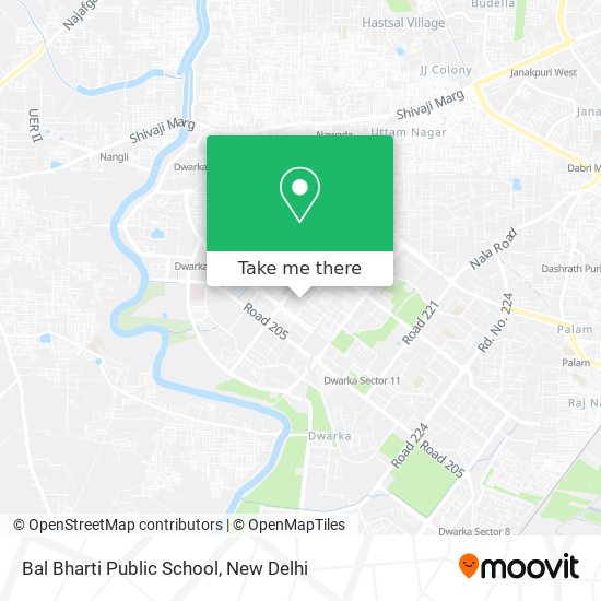Bal Bharti Public School map