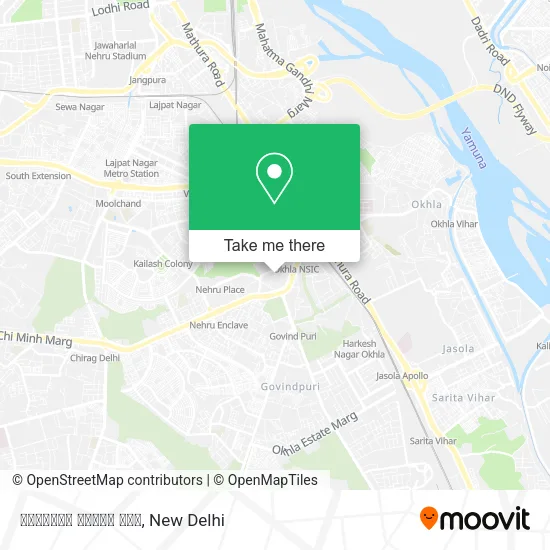 कालकाजी मंदिर रोड map