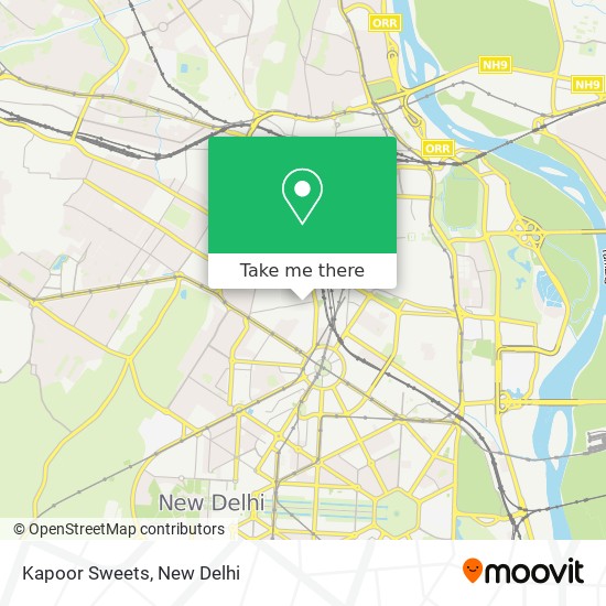 Kapoor Sweets map