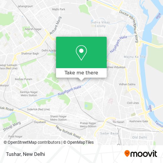 Tushar map