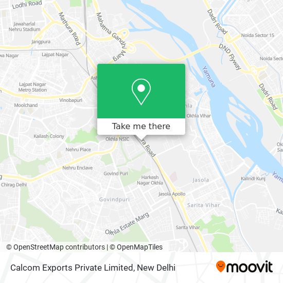 Calcom Exports Private Limited map