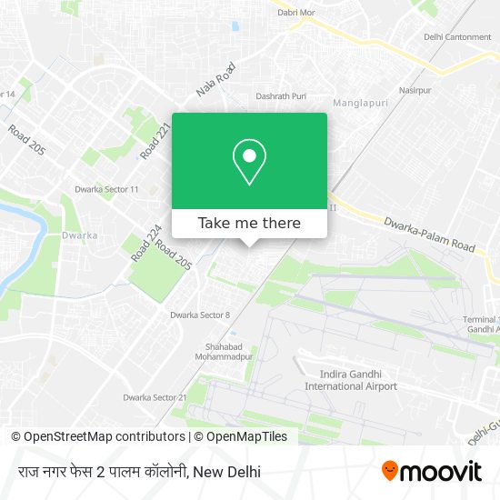 राज नगर फेस 2 पालम कॉलोनी map