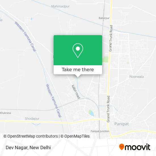 Dev Nagar map