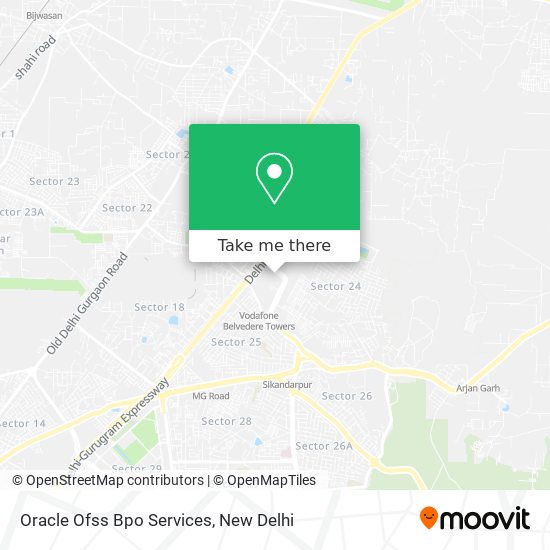 Oracle Ofss Bpo Services map