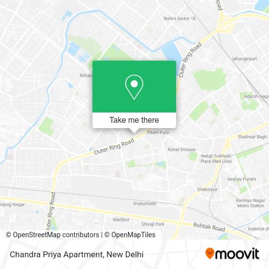 Chandra Priya Apartment map