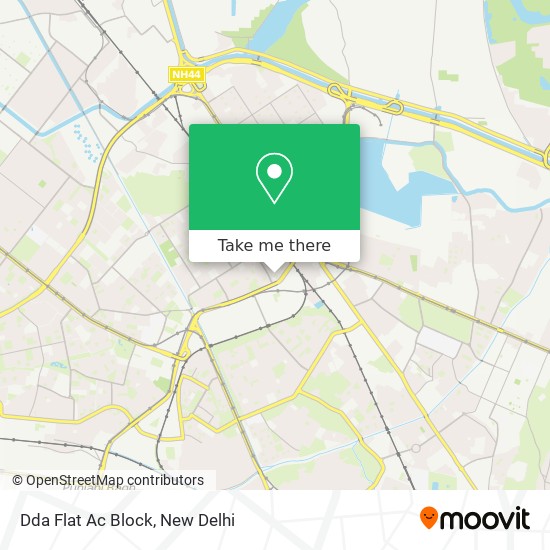 Dda Flat Ac Block map