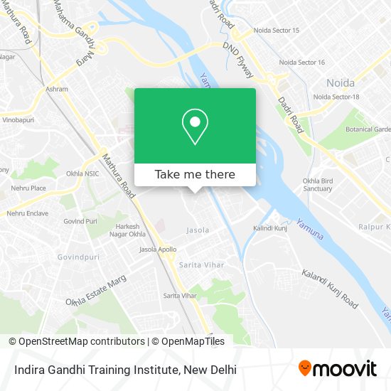 Indira Gandhi Training Institute map