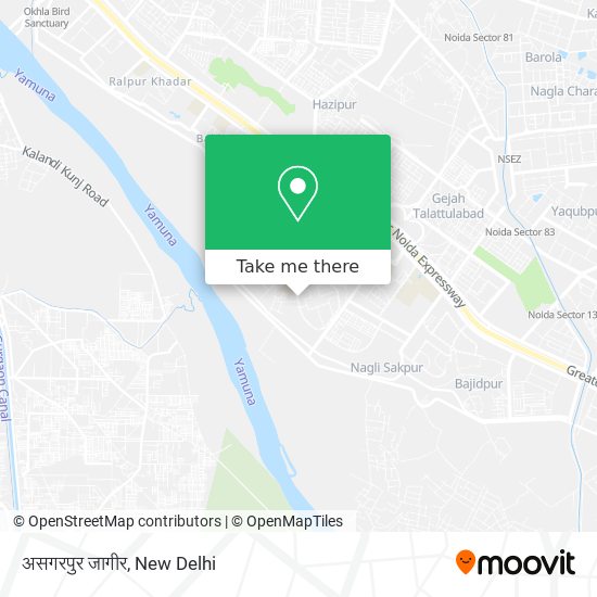 असगरपुर जागीर map