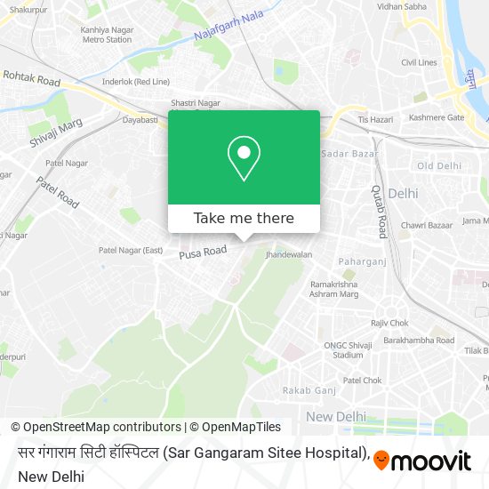 सर गंगाराम सिटी हॉस्पिटल (Sar Gangaram Sitee Hospital) map