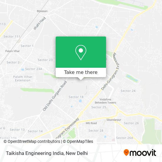 Taikisha Engineering India map