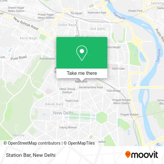 Station Bar map