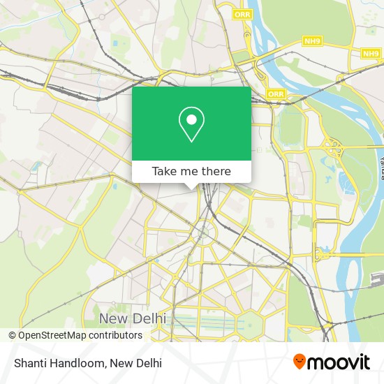Shanti Handloom map
