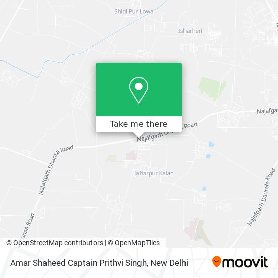 Amar Shaheed Captain Prithvi Singh map