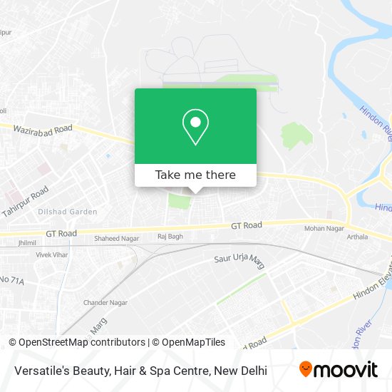 How to get to Versatile's Beauty, Hair & Spa Centre in Ghaziabad by Metro,  Bus or Train?