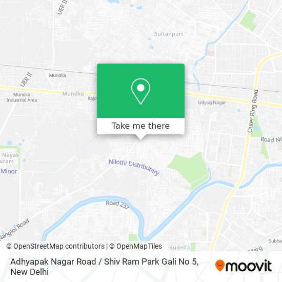 Adhyapak Nagar Road / Shiv Ram Park Gali No 5 map