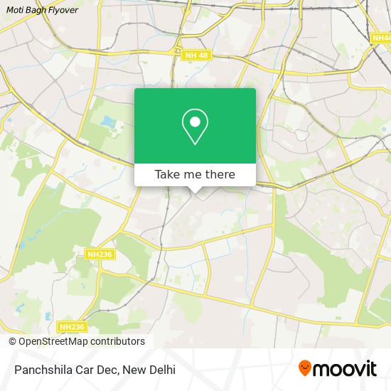 Panchshila Car Dec map