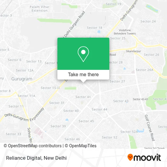 Reliance Digital map