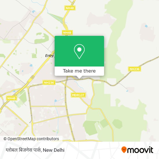 ग्लोबल बिजनेस पार्क map