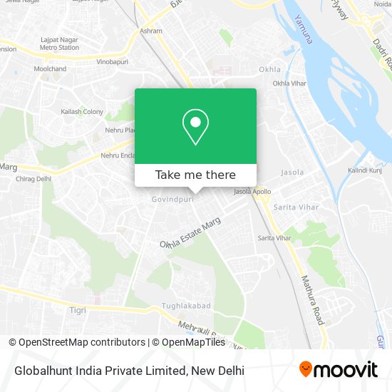 Globalhunt India Private Limited map