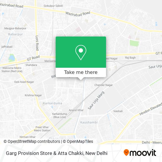 Garg Provision Store & Atta Chakki map