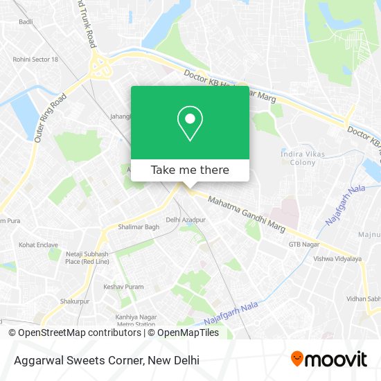 Aggarwal Sweets Corner map