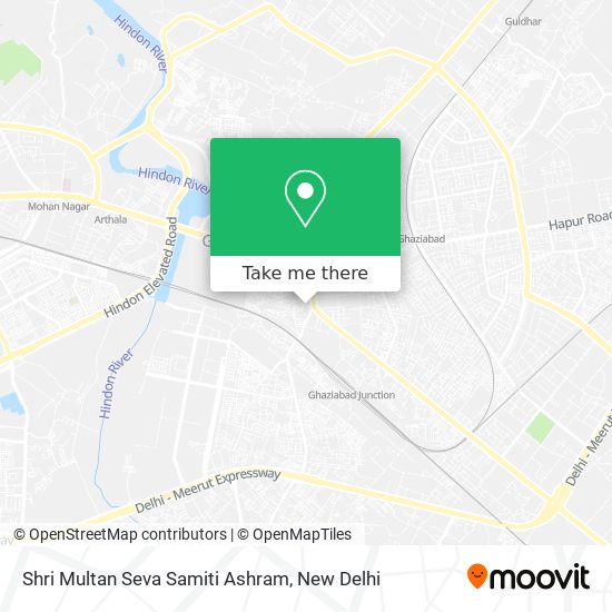 Shri Multan Seva Samiti Ashram map