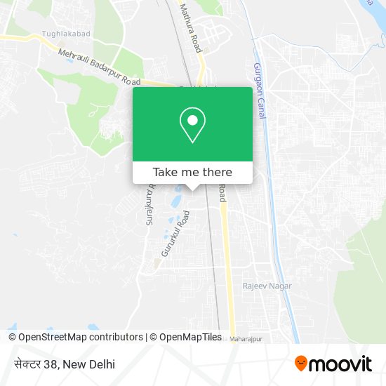 सेक्टर 38 map