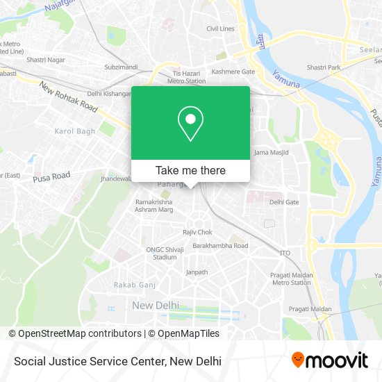 Social Justice Service Center map