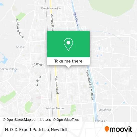H. O. D. Expert Path Lab map