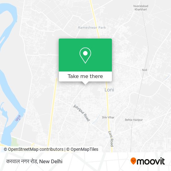 करवाल नगर रोड map