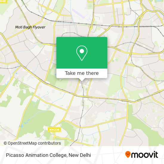 Picasso Animation College map