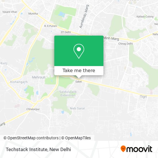 Techstack Institute map