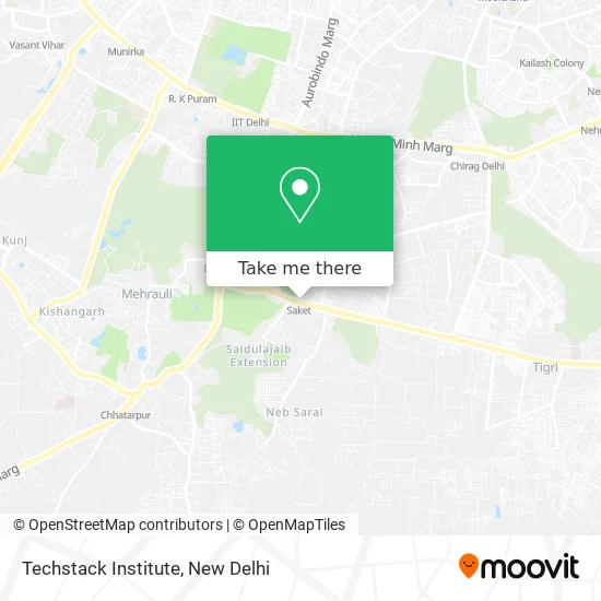 Techstack Institute map