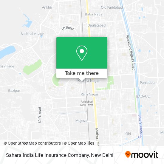 Sahara India Life Insurance Company map