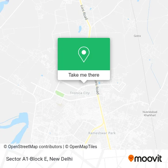 Sector A1-Block E map